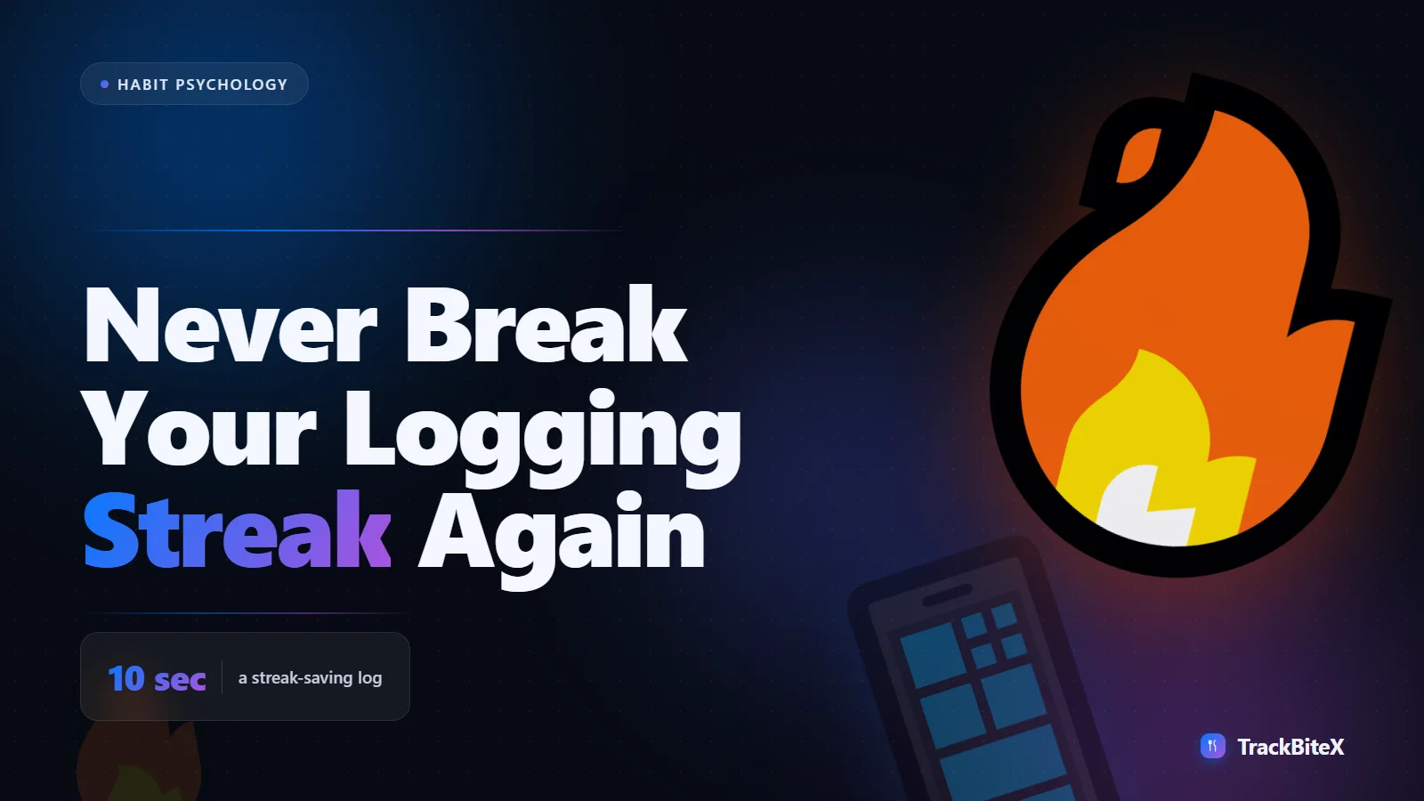 The Complete Guide to Maintaining a Logging Streak (Psychology + Tactics)
