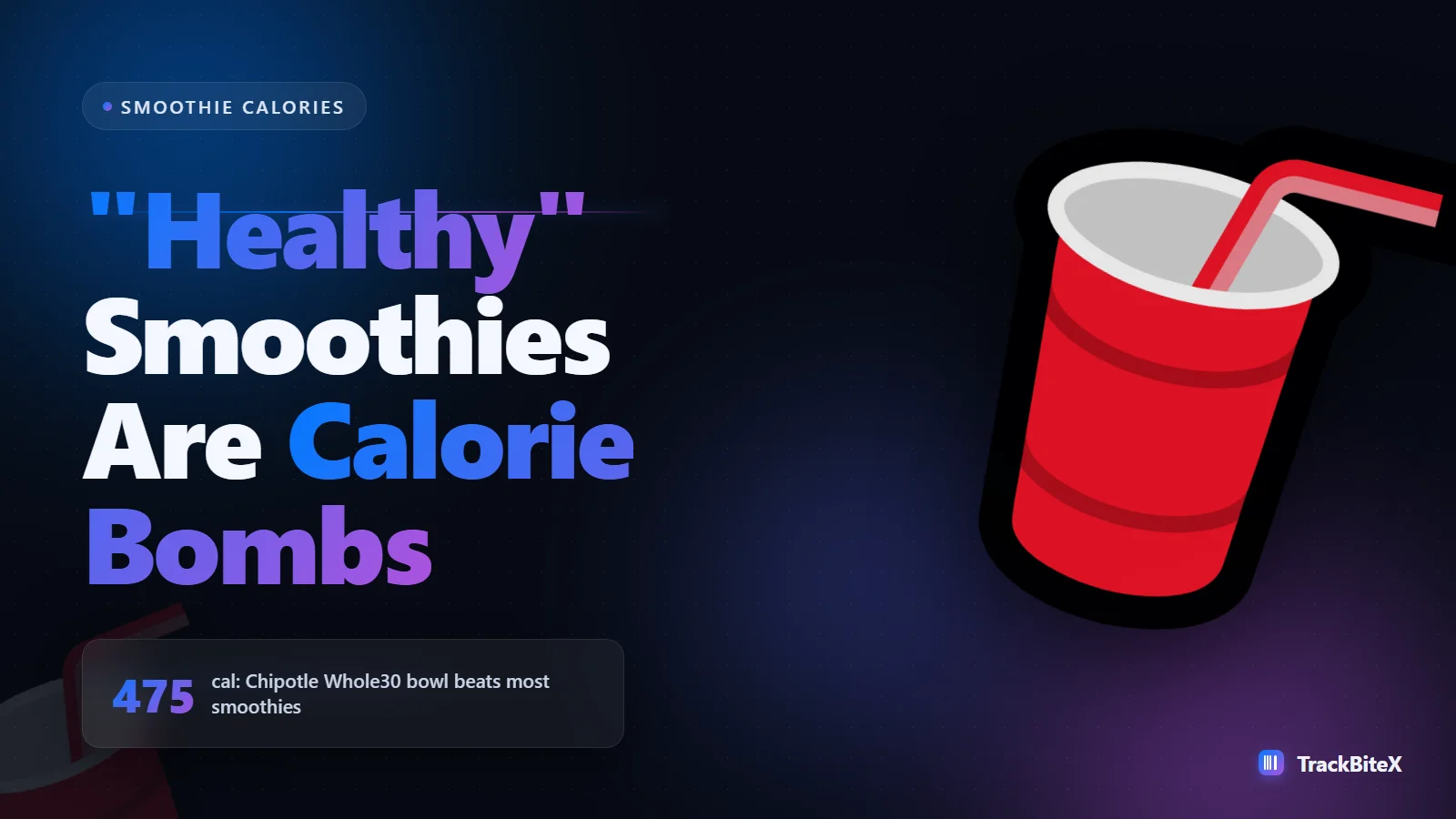 The Truth About "Healthy" Smoothies: Calorie Counts That Surprise People