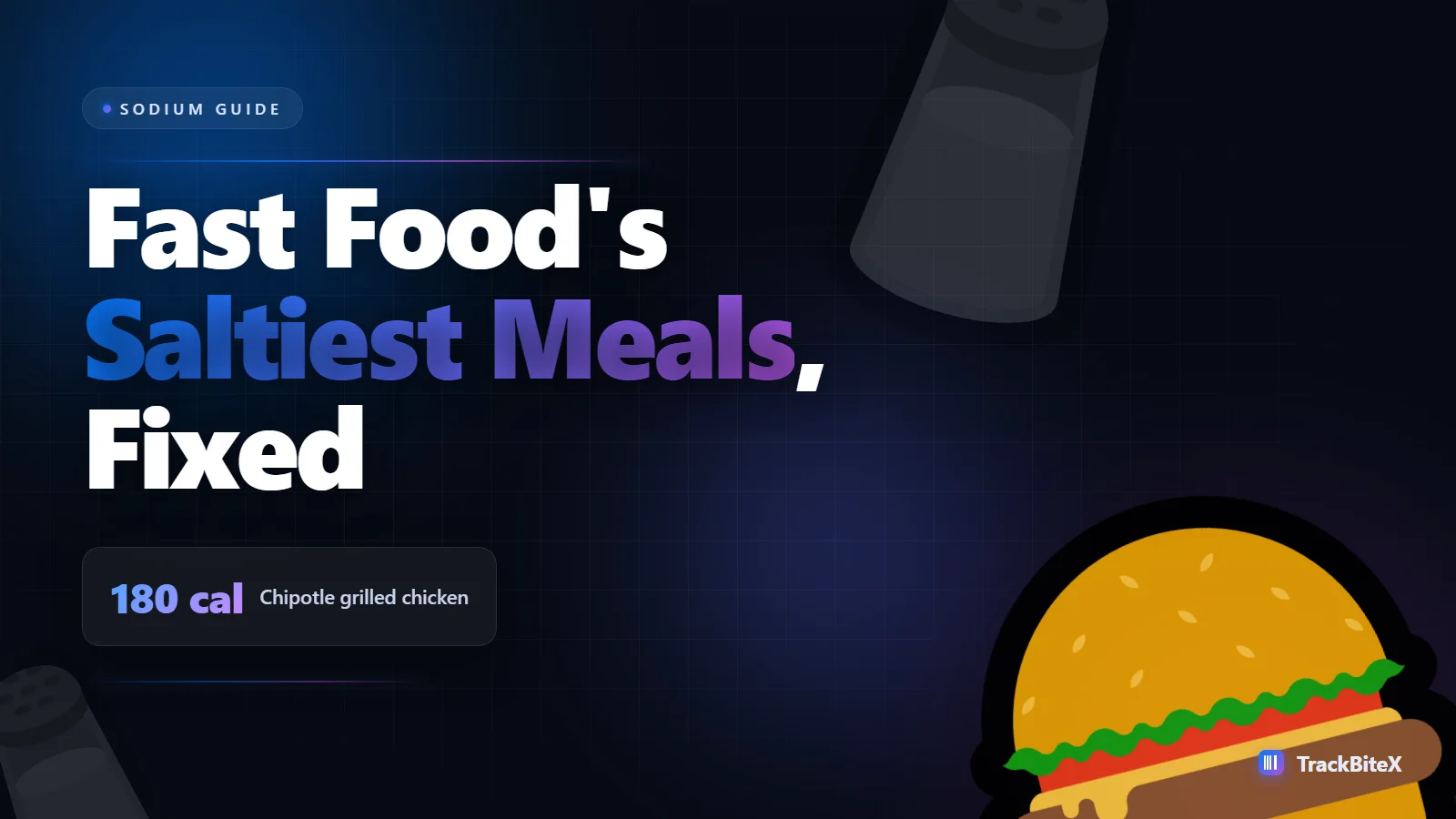 The Highest-Sodium Fast Food Meals (and Lower-Sodium Swaps That Taste the Same)