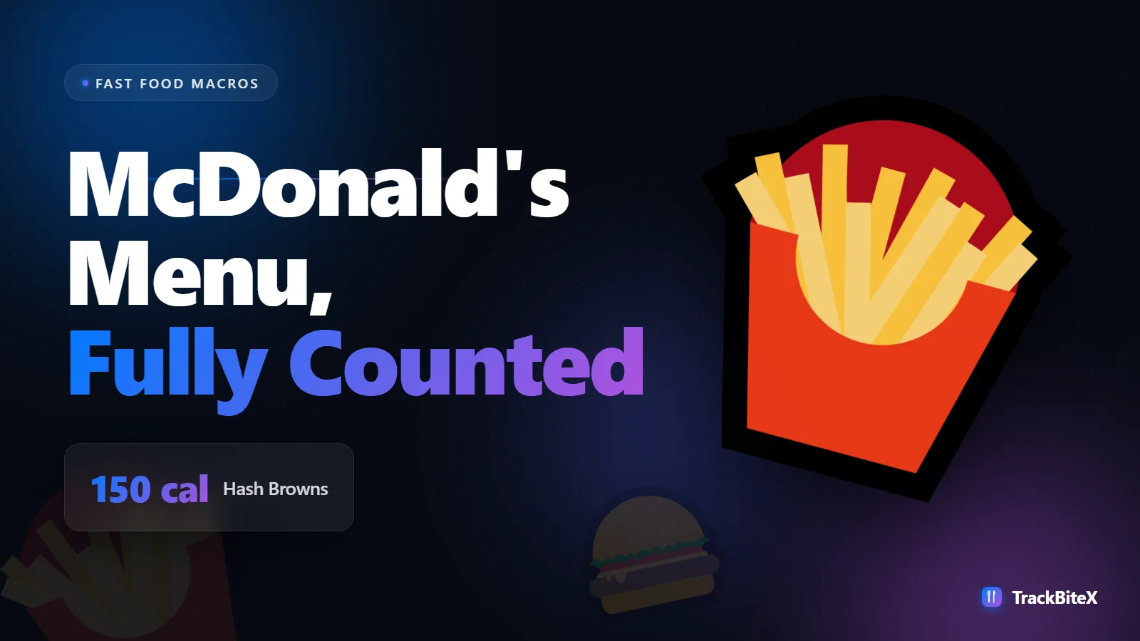 McDonald's Calories: A Full Menu Breakdown for Calorie Counters