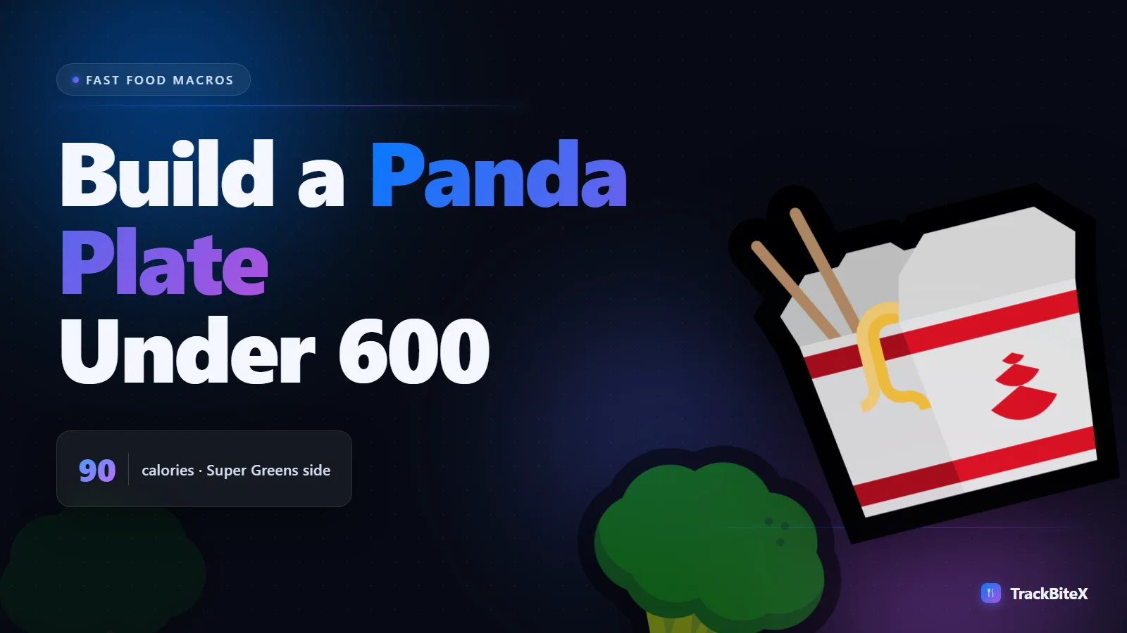 Panda Express Calories: How to Build a Plate Under 600 Calories