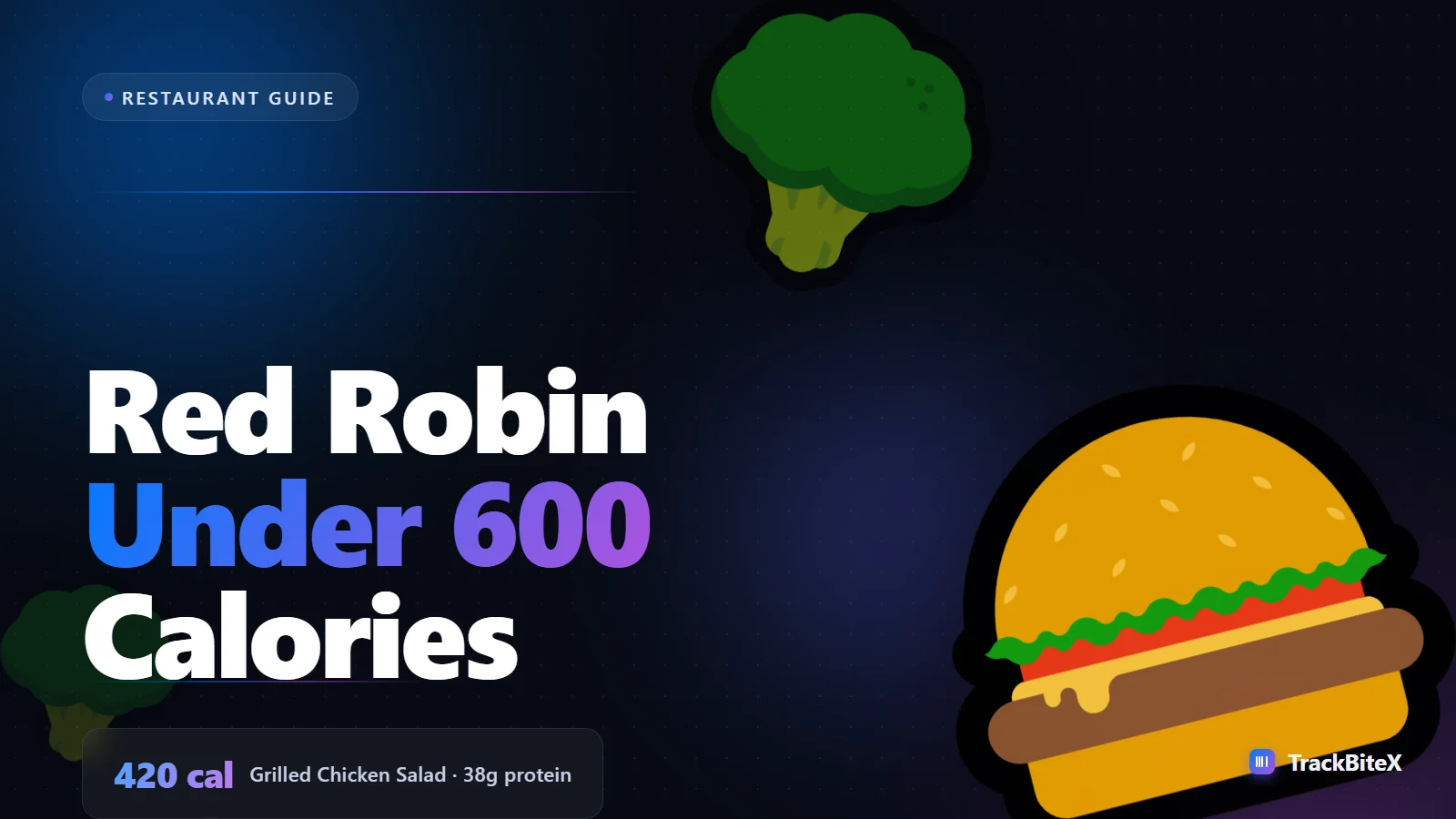 Red Robin on a Diet: Burgers and Bottomless Sides Under 600 Calories