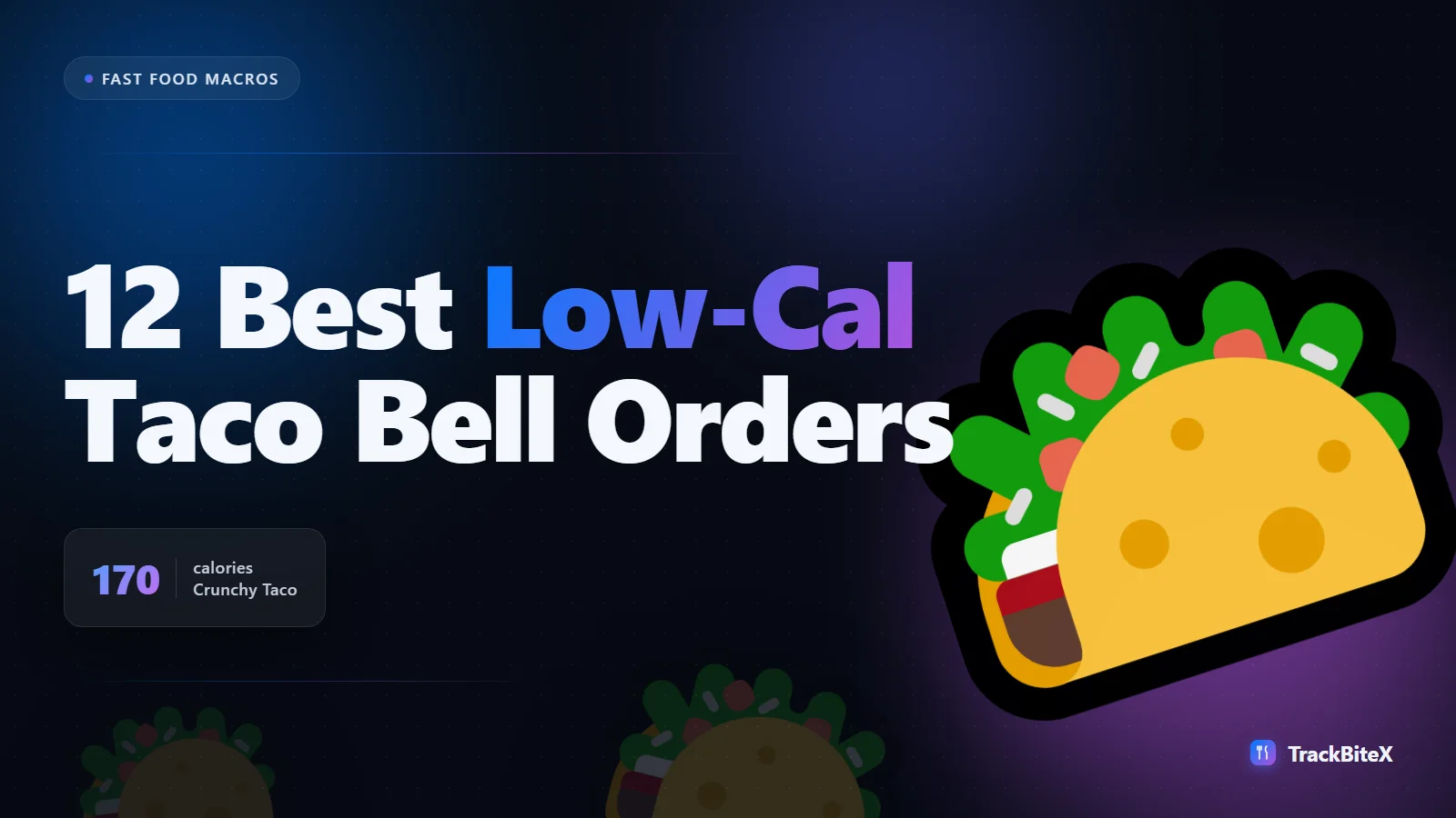 Taco Bell on a Diet: The 12 Best Low-Calorie Orders